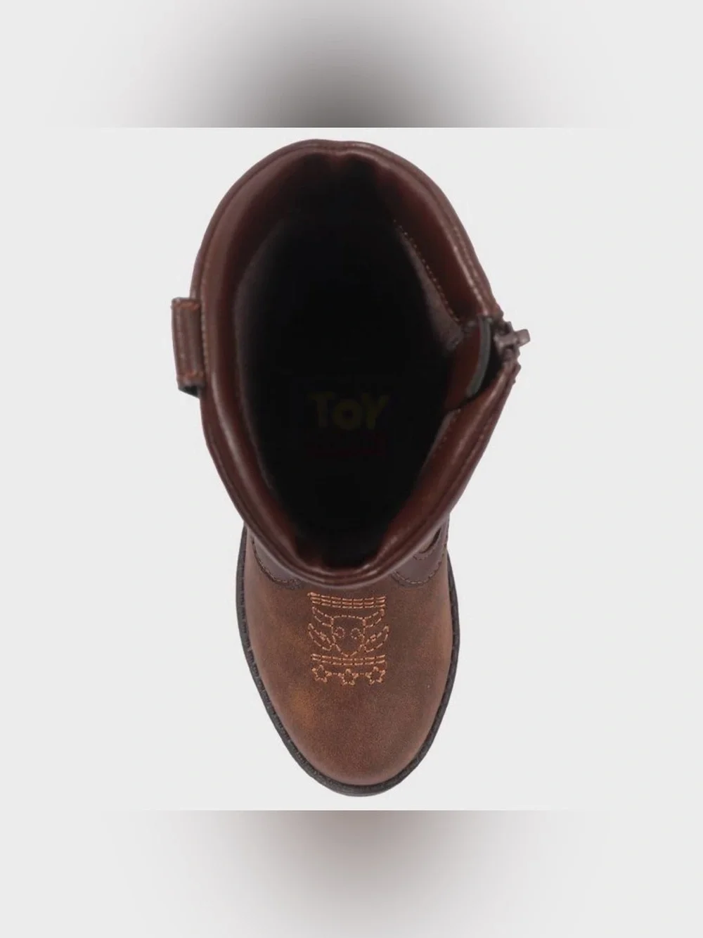 Toddler Toy Story Boots - Brown 11T Woody Western Zipper Round Toe New in Box